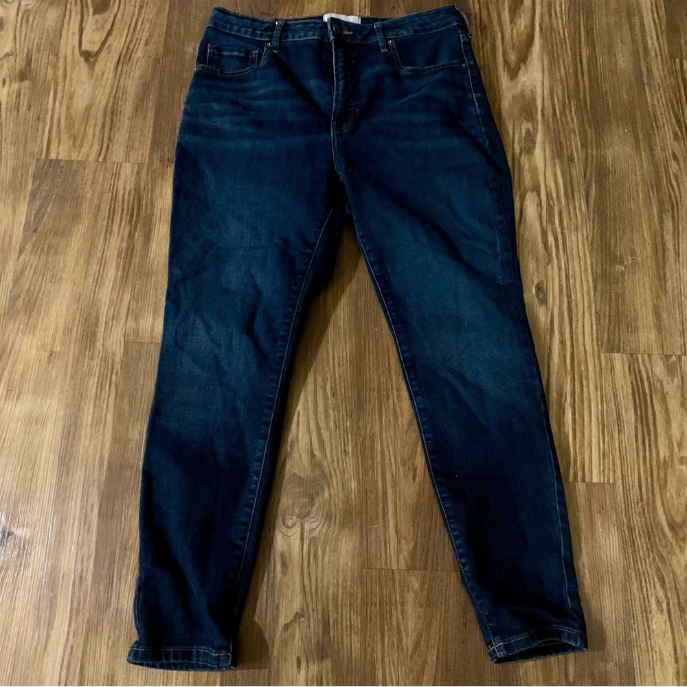 Everlane The Curvy High Rise Crop Skinny Jeans
